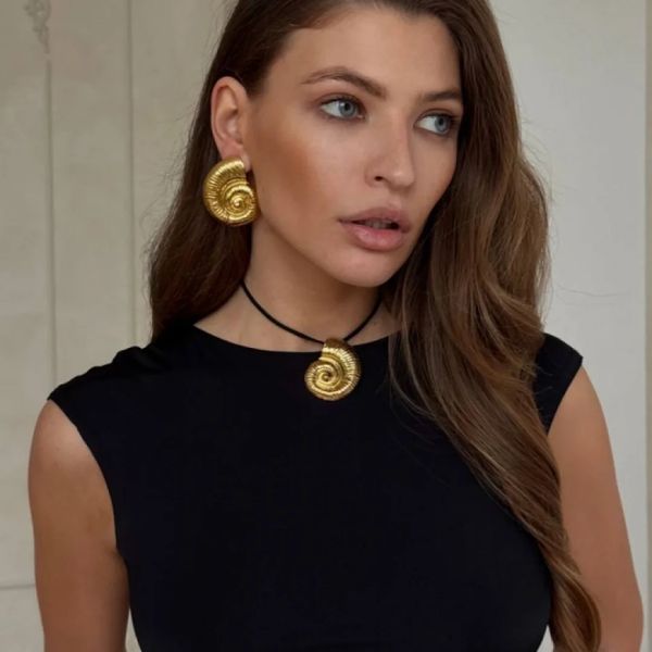 Сережки "Gold Shell" 2973399475 фото