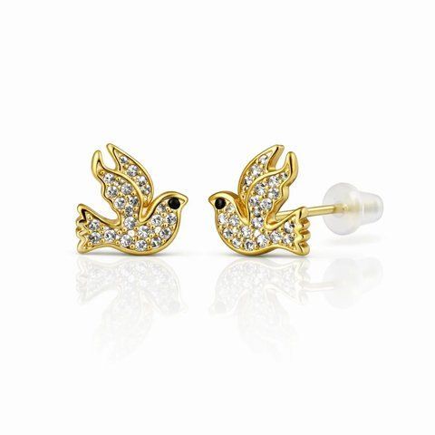 Сережки "Gold Bird" 1095801822 фото